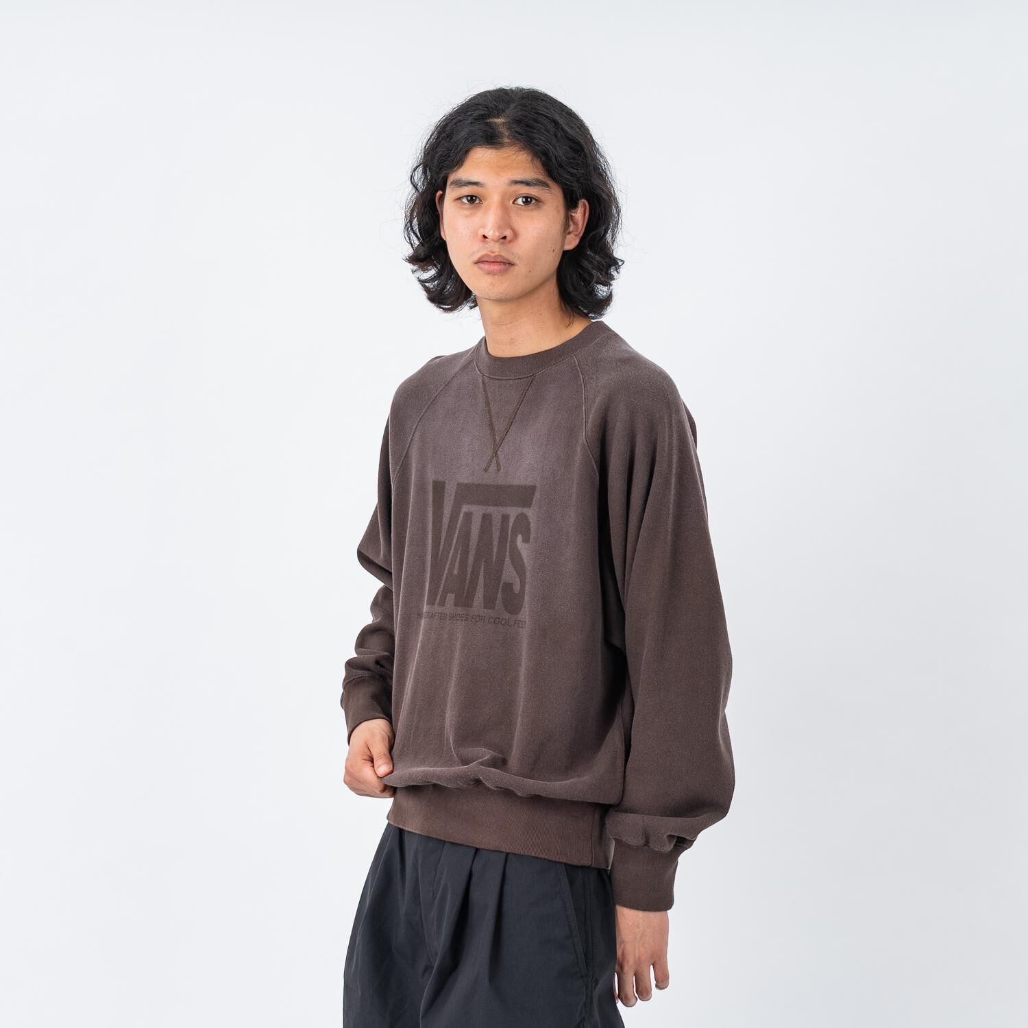VANS「【VANSｱﾊﾟﾚﾙ(WJ)】U Vintage Crew Sweat」|パーカー|