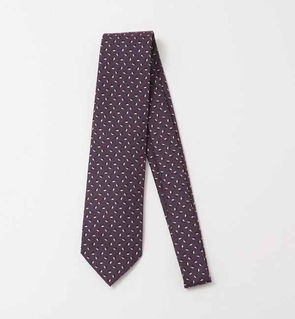 UNITED ARROWS「＜STEFANO BIGI＞カラー ジャガード ネクタイ」|ネクタイ・蝶ネクタイ|PURPLE