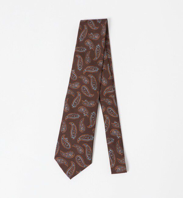 UNITED ARROWS「ペイズリープリント ネクタイ」|ネクタイ・蝶ネクタイ|DK.BROWN
