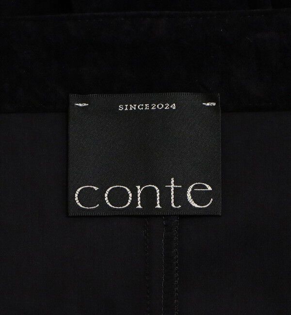 conte「＜conte＞スエードライク サロペット」|オールインワン|