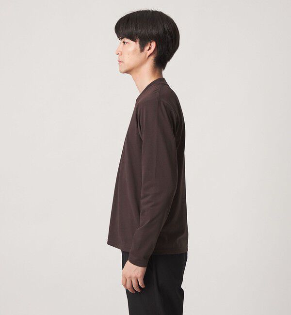 UNITED ARROWS green label relaxing「【WEB限定】JUST fit ジャケイン クルーネック 長袖 Tシャツ -吸水速乾・抗菌-」|Tシャツ・カットソー|