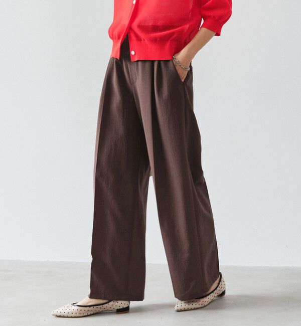 UNITED ARROWS green label relaxing「ドライクロス ニーハイワイド マシンウォッシャブル ストレッチ 吸水速乾 通気性」|その他|MD.BROWN