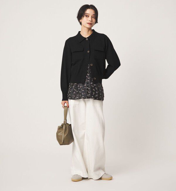 UNITED ARROWS green label relaxing「ポロニット カーディガン」|カーディガン|
