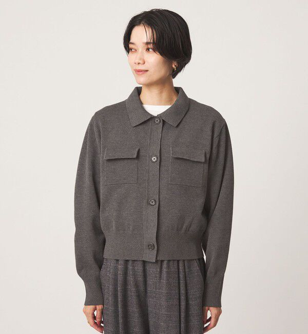 UNITED ARROWS green label relaxing「ポロニット カーディガン」|カーディガン|