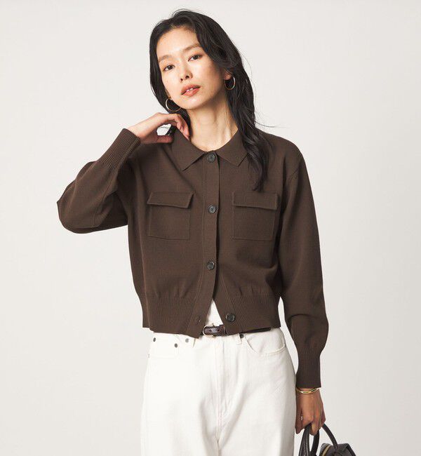 UNITED ARROWS green label relaxing「ポロニット カーディガン」|カーディガン|