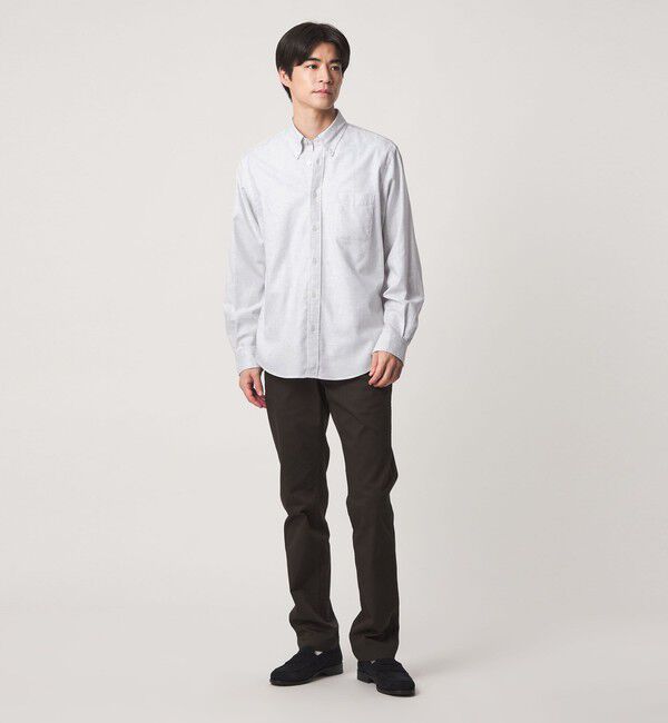 UNITED ARROWS green label relaxing「ナチュラルフィット ビエラボタンダウン 長袖 シャツ」|シャツ・ブラウス|