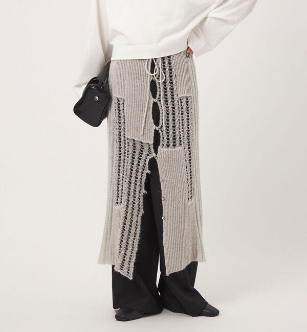UNITED ARROWS green label relaxing「【別注】＜tyn.TGOR＞パネル ニット スカート」|タイト|