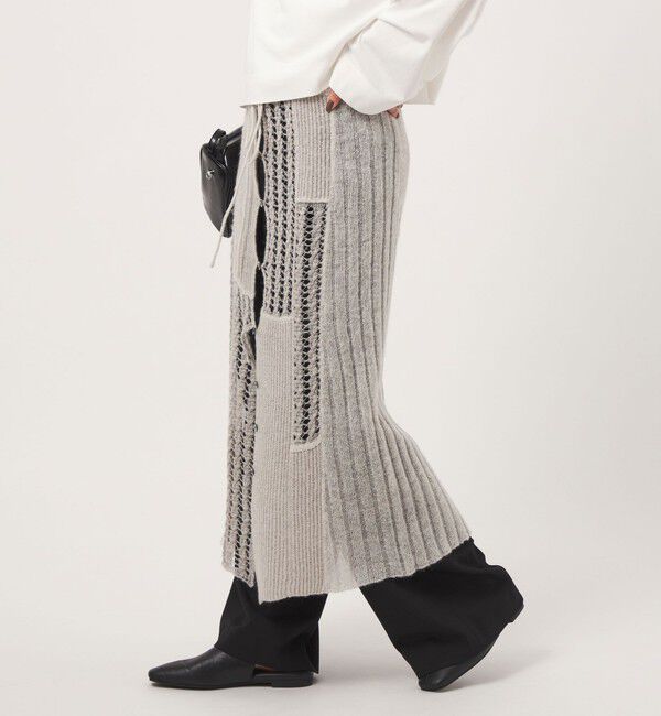 UNITED ARROWS green label relaxing「【別注】＜tyn.TGOR＞パネル ニット スカート」|タイト|