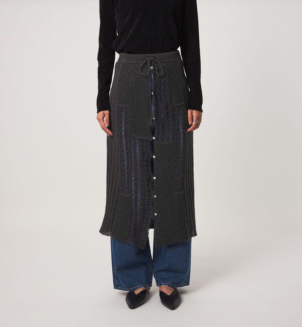 UNITED ARROWS green label relaxing「【別注】＜tyn.TGOR＞パネル ニット スカート」|タイト|