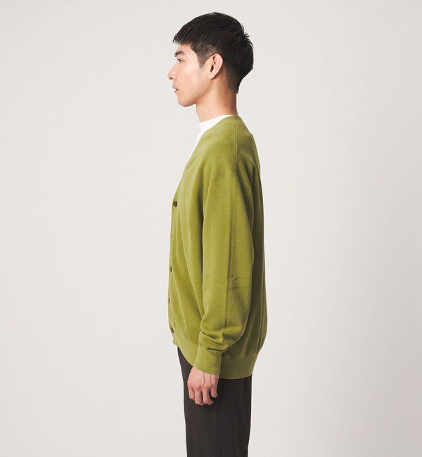 UNITED ARROWS green label relaxing「コットン カシミヤ ミラノリブ Vネック カーディガン -ハンドウォッシャブル-」|カーディガン|