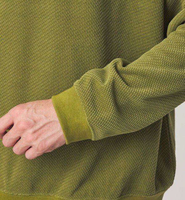 UNITED ARROWS green label relaxing「モール ジャガード クルーネック 長袖 カットソー」|Tシャツ・カットソー|