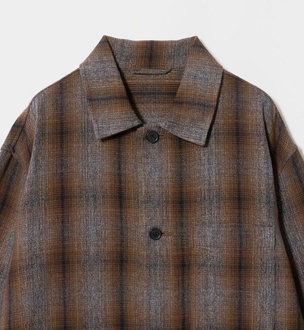 UNITED ARROWS green label relaxing「スペックダイ チェック柄 カバーオール ジャケット」|ブルゾン・スタジャン|