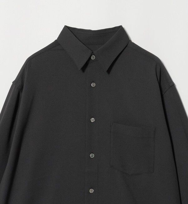 UNITED ARROWS green label relaxing「【WEB限定】JUST fit ウールライク リラックス 長袖 シャツ」|シャツ・ブラウス|