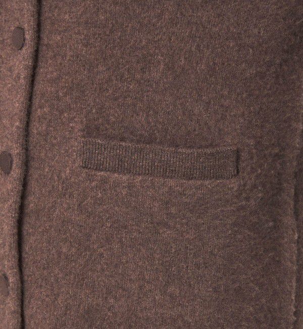 UNITED ARROWS green label relaxing「［size SHORTあり］FOXブレンド セッケツ ノーカラー カーディガン」|カーディガン|