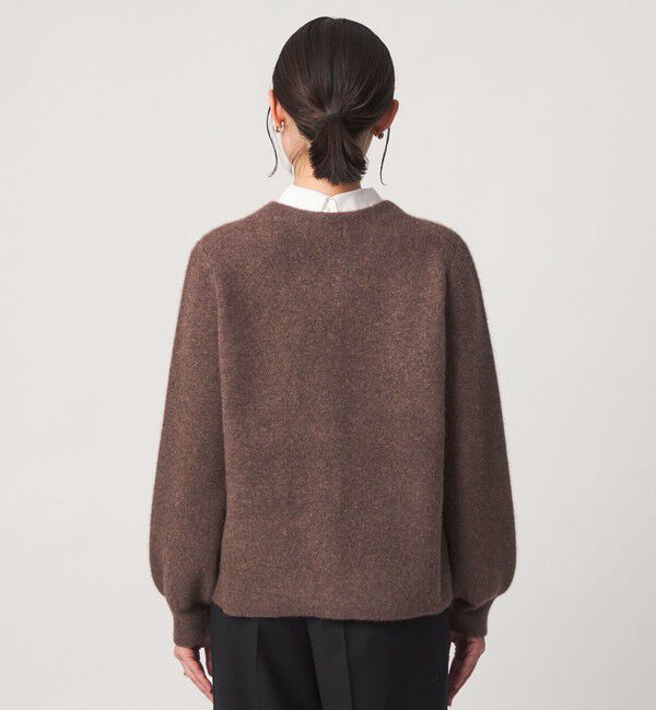UNITED ARROWS green label relaxing「［size SHORTあり］FOXブレンド セッケツ ノーカラー カーディガン」|カーディガン|