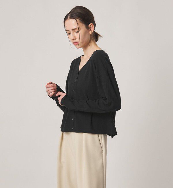 STEVEN ALAN「＜Steven Alan＞コットン Vネック カーディガン」|カーディガン|