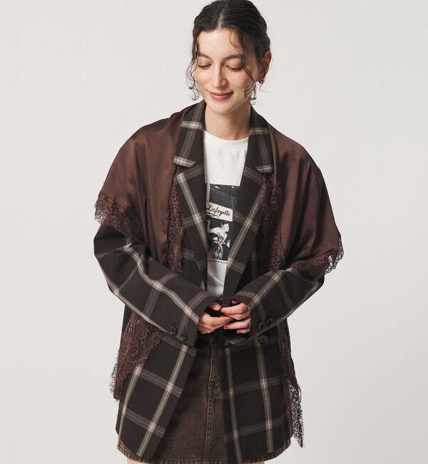 BEAUTY&YOUTH UNITED ARROWS「レース トライアングル スカーフ」|バンダナ・スカーフ|