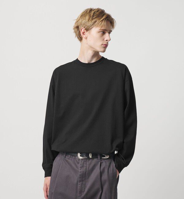BEAUTY&YOUTH UNITED ARROWS「【WEB限定】クリア コットン アジャスト クルーネック カットソー」|Tシャツ・カットソー|