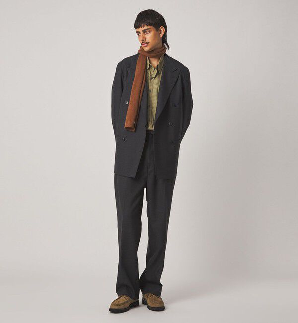 STEVEN ALAN「＜Steven Alan＞ マットピケ ダブルブレステッド 6B ジャケット」|テーラードジャケット|