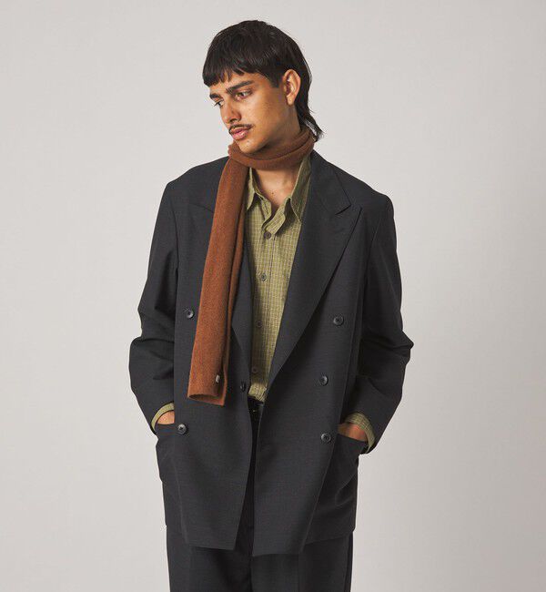 STEVEN ALAN「＜Steven Alan＞ マットピケ ダブルブレステッド 6B ジャケット」|テーラードジャケット|