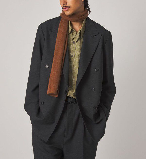 STEVEN ALAN「＜Steven Alan＞ マットピケ ダブルブレステッド 6B ジャケット」|テーラードジャケット|