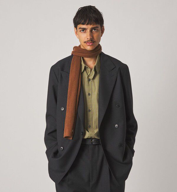 STEVEN ALAN「＜Steven Alan＞ マットピケ ダブルブレステッド 6B ジャケット」|テーラードジャケット|