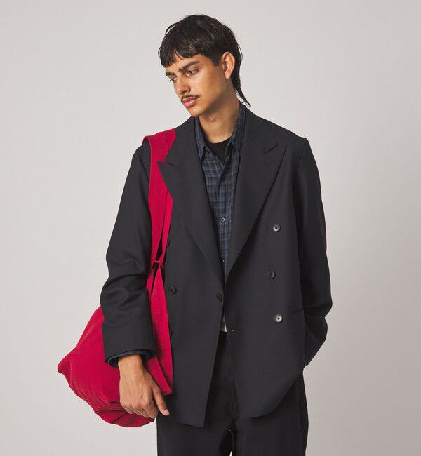 STEVEN ALAN「＜Steven Alan＞ マットピケ ダブルブレステッド 6B ジャケット」|テーラードジャケット|