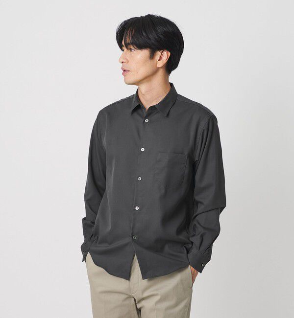 BEAUTY&YOUTH UNITED ARROWS「クリア ブロード イージー デオドラント シャツ SLIM型 抗菌防臭」|シャツ・ブラウス|DK.GRAY