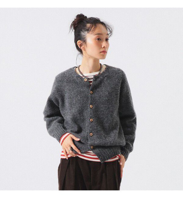 BEAMSBOY「【別注】Nor&rsquo;Easterly / シェットランド シャギー カーディガン」|ニット・セーター|BASALT