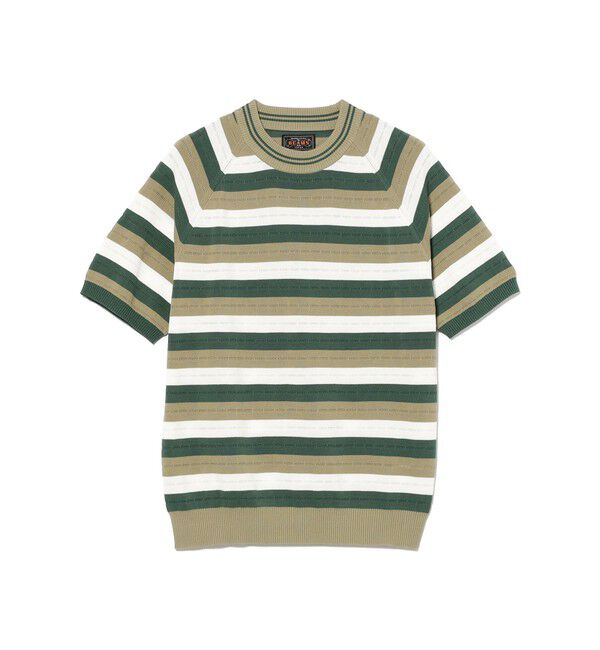 BEAMS PLUS「Knit Tee Stripe」|Tシャツ・カットソー|