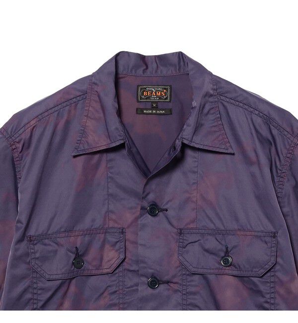 BEAMS PLUS「MIL-SHT NYCO Twill Pigment Print」|シャツ・ブラウス|
