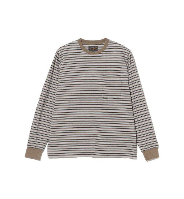 BEAMS PLUS「Pocket Tee Multi Stripe②」|Tシャツ・カットソー|
