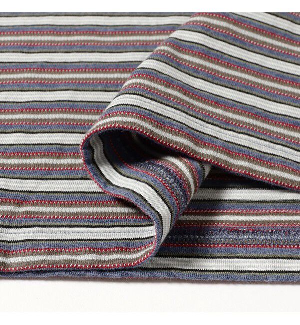 BEAMS PLUS「Pocket Tee Multi Stripe②」|Tシャツ・カットソー|