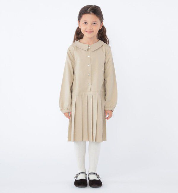 SHIPS KIDS「SHIPS KIDS:100～130cm / プリーツ 切替 ワンピース」|ワンピース|