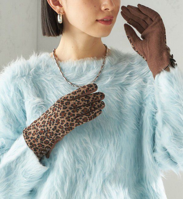 SHIPS for women「カシミヤ ミックス ジャージ グローブ」|手袋|