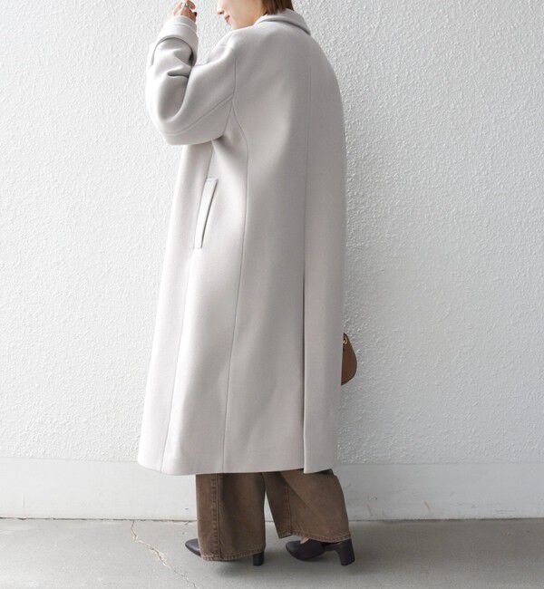 SHIPS any「《一部追加予約》【WEB限定】PURE WOOL ロング テーラード コート」|チェスターコート|