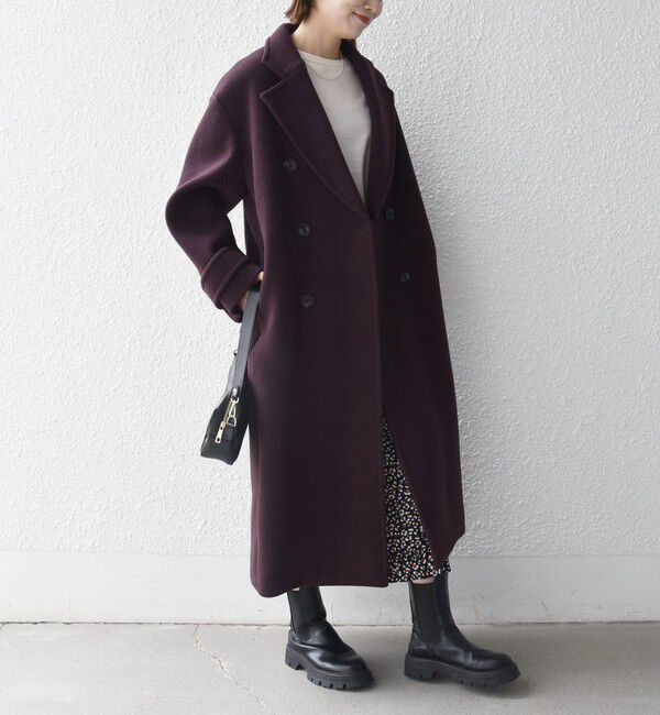SHIPS any「《一部追加予約》【WEB限定】PURE WOOL ロング テーラード コート」|チェスターコート|