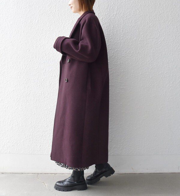 SHIPS any「《一部追加予約》【WEB限定】PURE WOOL ロング テーラード コート」|チェスターコート|