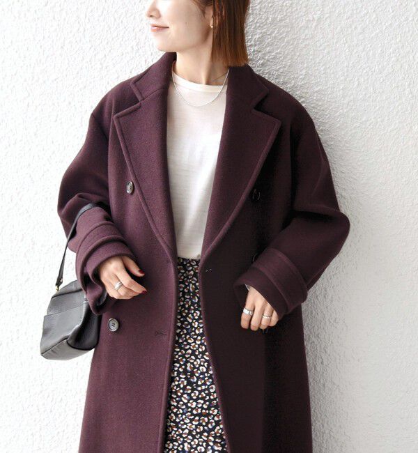 SHIPS any「《一部追加予約》【WEB限定】PURE WOOL ロング テーラード コート」|チェスターコート|