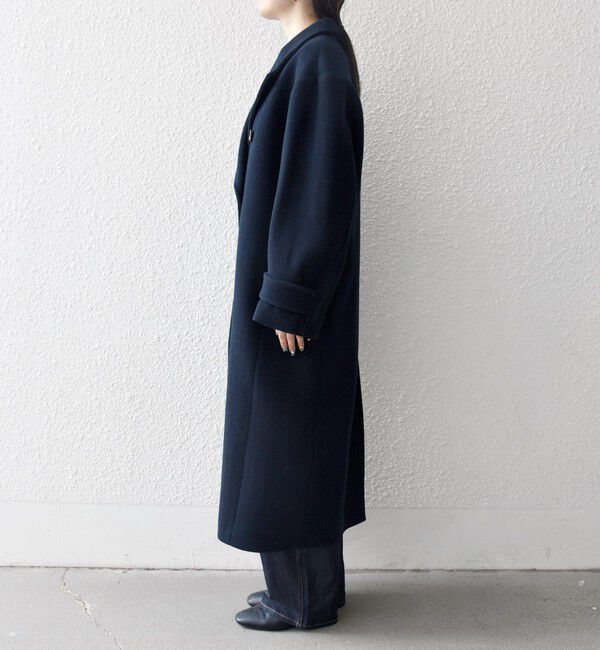 SHIPS any「《一部追加予約》【WEB限定】PURE WOOL ロング テーラード コート」|チェスターコート|