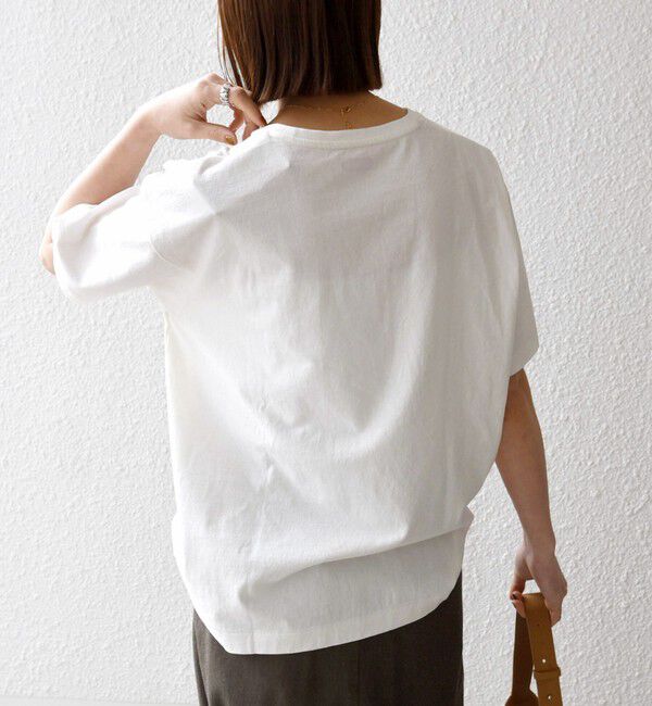 SHIPS any「《一部追加予約》【SHIPS any別注】La Hutte:〈洗濯機可能〉デザイン ロゴ プリント TEE 26SS」|Tシャツ・カットソー|