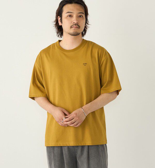 SHIPS Colors 「【WEB限定】SHIPS Colors:〈汗染み防止〉タイニーロゴ Tシャツ」|Tシャツ・カットソー|