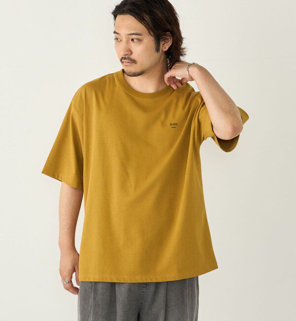 SHIPS Colors 「【WEB限定】SHIPS Colors:〈汗染み防止〉タイニーロゴ Tシャツ」|Tシャツ・カットソー|