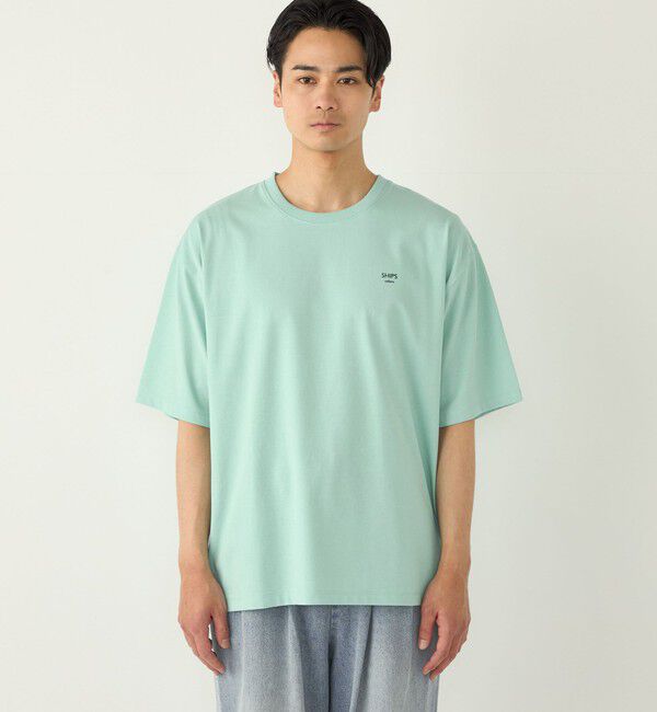SHIPS Colors 「【WEB限定】SHIPS Colors:〈汗染み防止〉タイニーロゴ Tシャツ」|Tシャツ・カットソー|