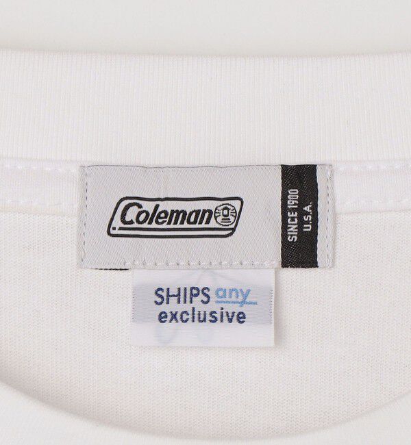 SHIPS any「【SHIPS any別注】Coleman: ランタン プリント ロゴ 刺繍 Tシャツ◇」|Tシャツ・カットソー|