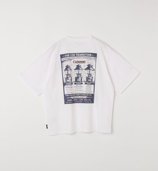 SHIPS any「【SHIPS any別注】Coleman: ランタン プリント ロゴ 刺繍 Tシャツ◇」|Tシャツ・カットソー|