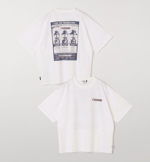SHIPS any「【SHIPS any別注】Coleman: ランタン プリント ロゴ 刺繍 Tシャツ◇」|Tシャツ・カットソー|
