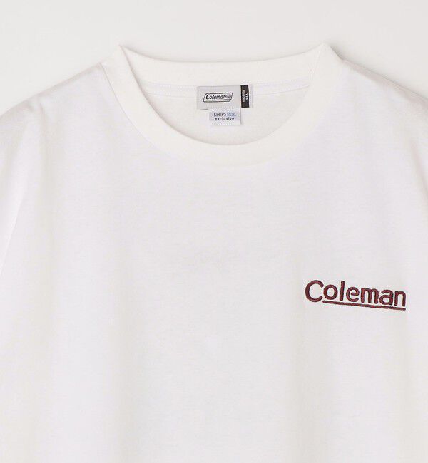 SHIPS any「【SHIPS any別注】Coleman: ランタン プリント ロゴ 刺繍 Tシャツ◇」|Tシャツ・カットソー|