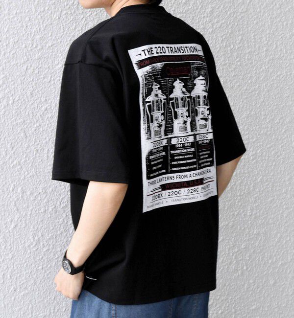 SHIPS any「【SHIPS any別注】Coleman: ランタン プリント ロゴ 刺繍 Tシャツ◇」|Tシャツ・カットソー|