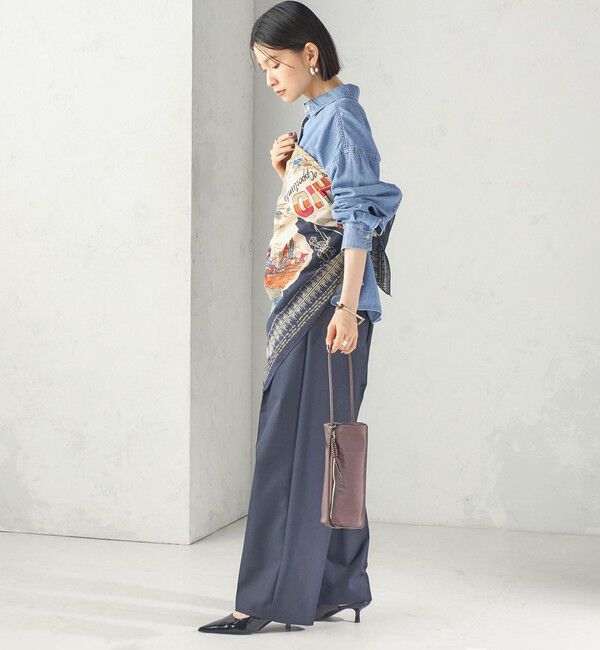 SHIPS for women「【一部SHIPS別注】BINDU: スカーフ 100&times;100」|バンダナ・スカーフ|